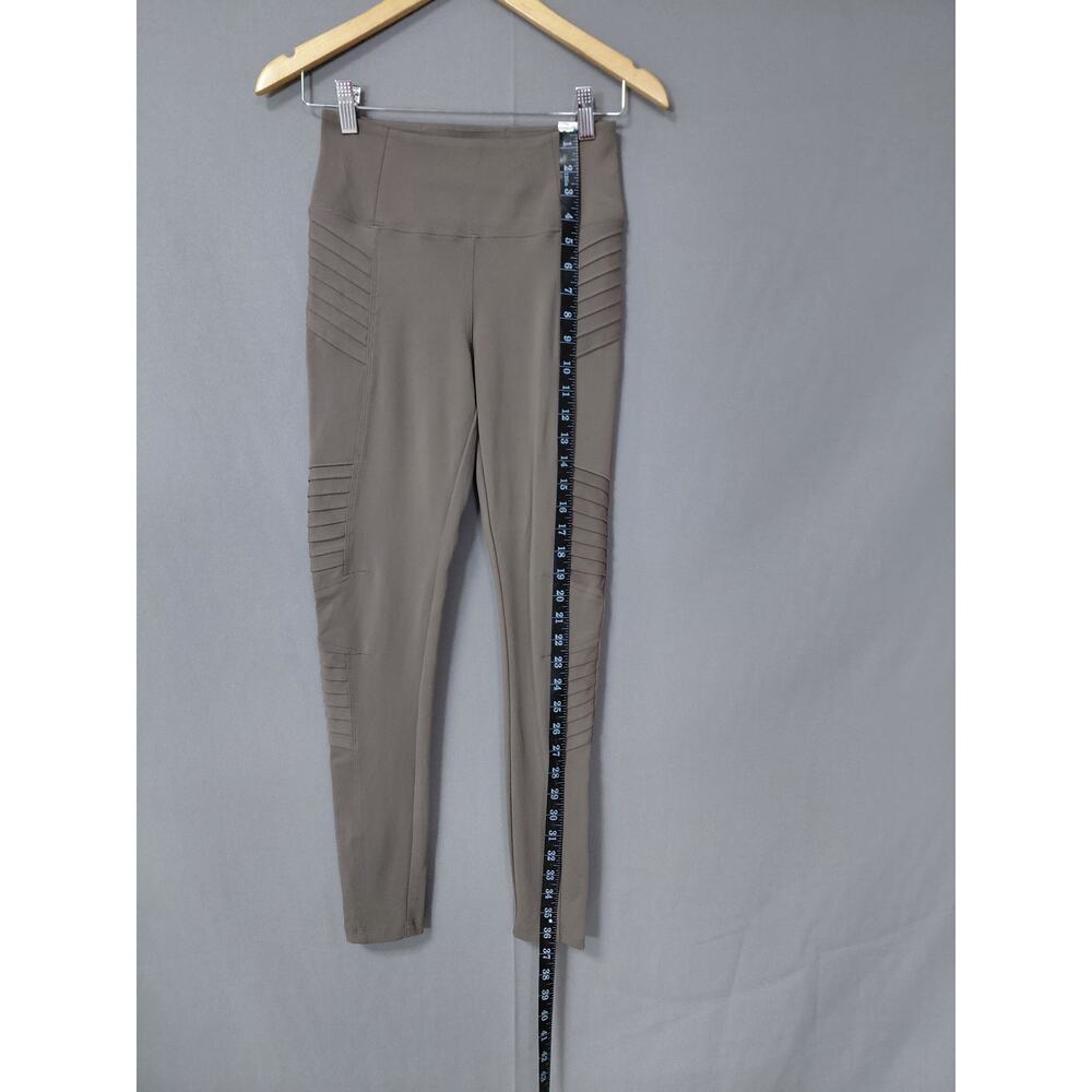 Athleta Delancey Moto Tight Brown Stretch Pants Women Size XS - Picture 10 of 16